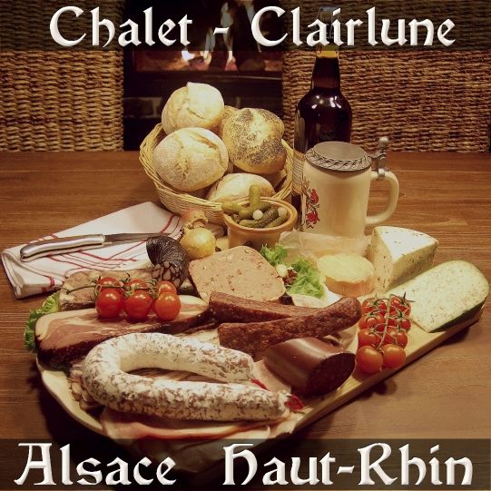 Plat de charcuterie et fromage d'Alsace